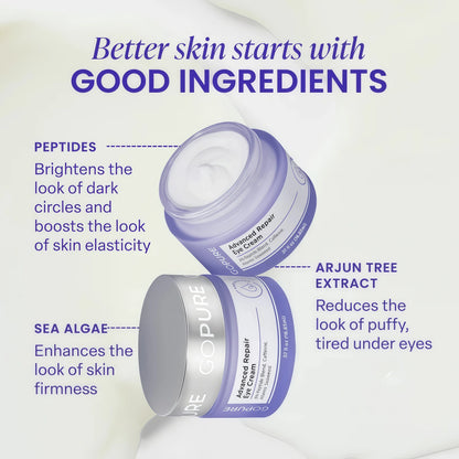GOPURE Instant Lift Duo-Eye Gel+Advanced Repair Eye Cream
