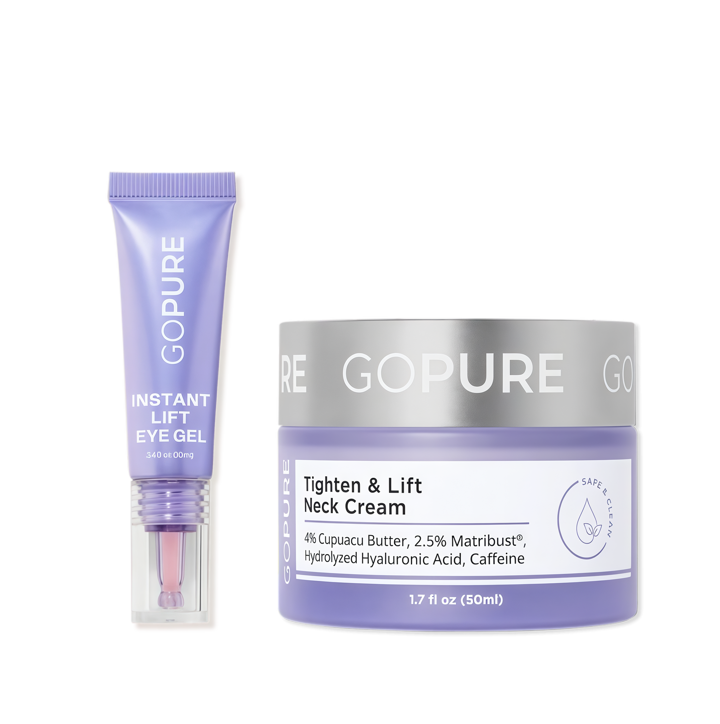 GOPURE Instant Lift Duo-Eye Gel+Advanced Repair Eye Cream