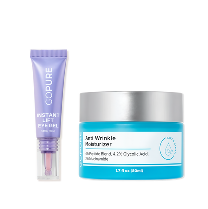 GOPURE Fine Line Fix Duo - Eye Gel + Anti Wrinkle Moisturizer