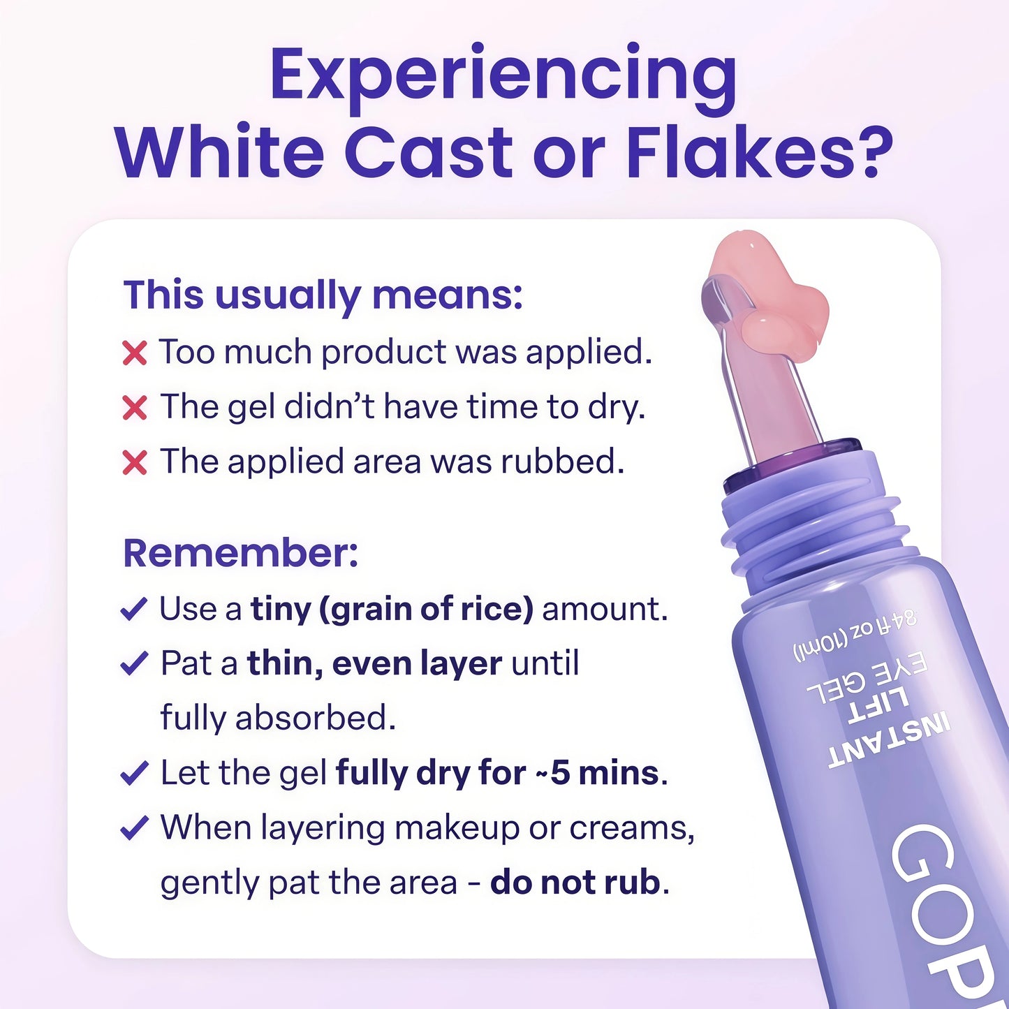 goPure NEW Instant Lift Eye Gel - For the look of Puffiness & Bags, Wrinkles, Fine Lines and Dark Circles, Anti Aging Skin Care for Men & Women with MaxLift3 Biotech Under Eye Brightener